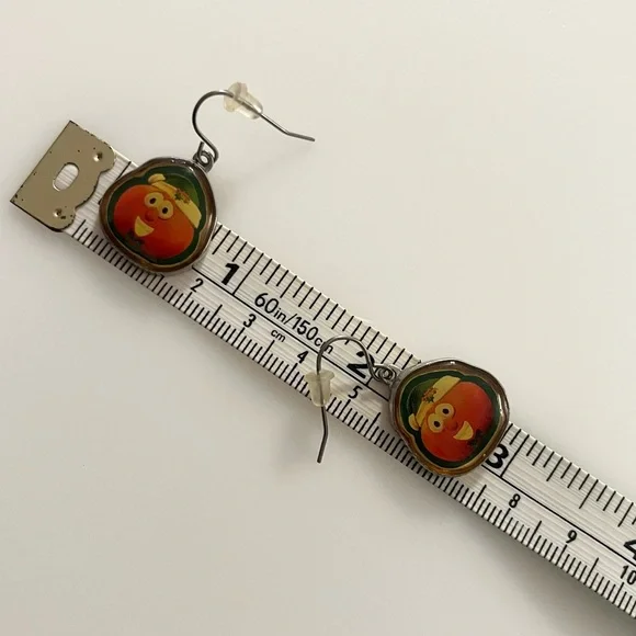 Set Of 4 Vintage Christmas Holiday Festive Santa Jingle Bell Earrings - Picture 9 of 16